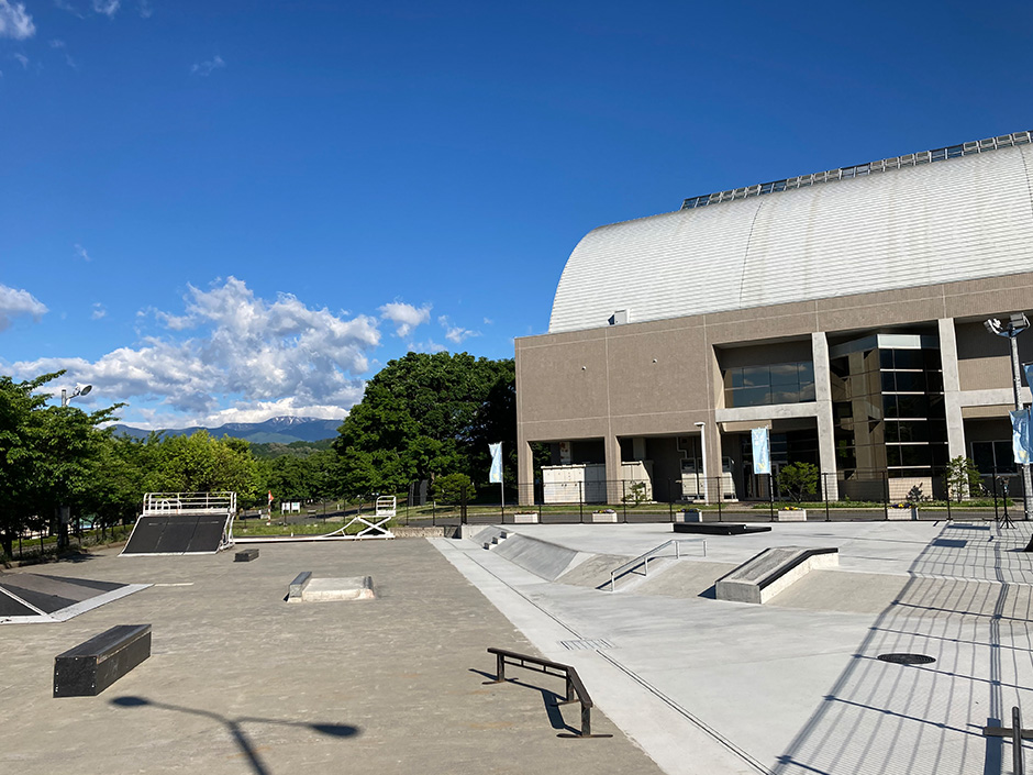 松本市総合体育館 スケートボード場