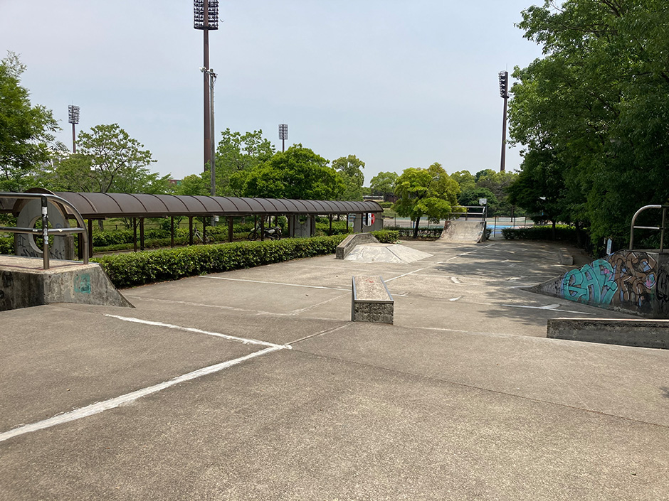 半田運動公園 スケートボードコーナー