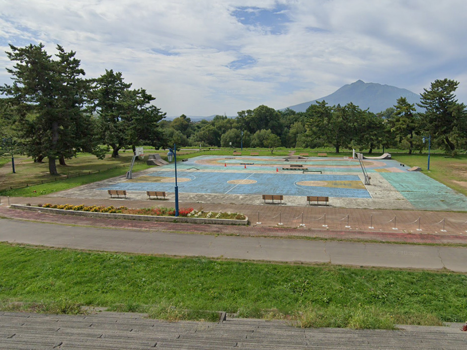 岩木川河川公園 スケートボード広場