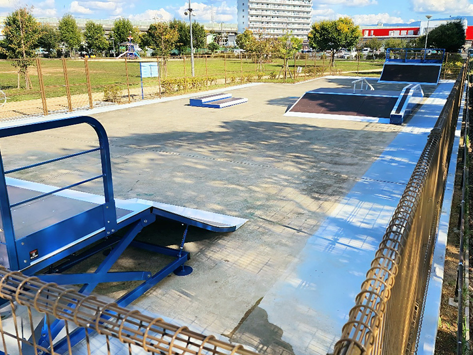 末広公園（山側） スケートボードコーナー